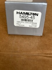 HAMILTON SYRINGE 2.5 ML PTEF