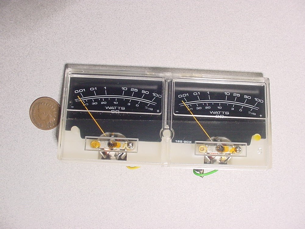 PIONEER SX-780 RECEIVER POWER VU METER PAIR ASSEMBLY
