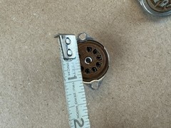 5 NOS Vintage Brown Cinch 9-Pin Vacuum Tube Sockets (Qty)