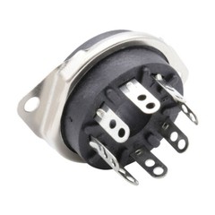 8Pin Octal Bakelite Tube Socket for KT88 EL34 6550 GZ34 Bottom Chassis Mount 10X