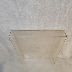 Hitachi TURNTABLE HT-12 Part Dust Cover Lid Melt Marks As Is Read