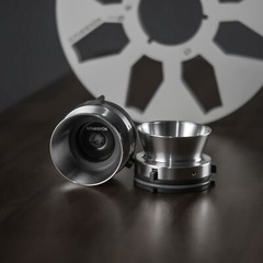 1 Pair Studevox Professional 1/4″ Silver NAB Adapters For Reel To Reel Recorders