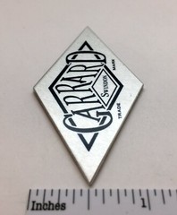 Garrard Swindon Badge Logo for Turntable Base Plinth – Custom Made Aluminum