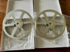 7 Inch Metal Reels Aluminum Pair For Pioneer Reel To Reel RT-707