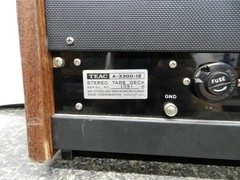 TEAC A-3300-12 Reel to Reel for parts or repair, powers on read desc