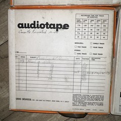 4 VTG Formula 15 Audiotape 1800′ Mylar Tape Reels & Scotch 203 -Prerecorded