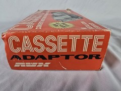 Vintage Audiovox Cassette Adaptor for 8 Track Players – In Original Box Untested