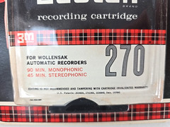 LOT OF 2 – Vintage 3M Scotch 270 Recording Cartridges For Wollensak Recorders