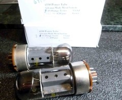 Pair Sylvania 3-getter 6550 Power Tubes 8 /15 on the Orange Tester