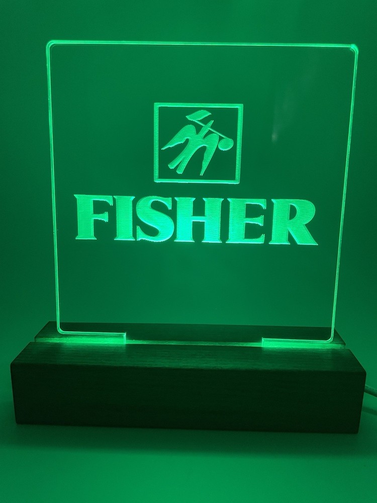 The Fisher Amplifier LED Sign