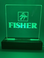 The Fisher Amplifier LED Sign