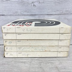 Lot of 5 | Akai 7″ Magnetic Reel To Reel Tapes AT-7S Used Japan 600 Ft