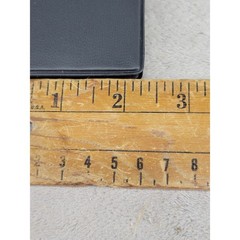 Royal Solar 40 Vintage Pocket Calculator Black Gold Folding Wallet Case Taiwan