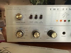 Fisher X-202-B Integrated Tube Amplifier Works!