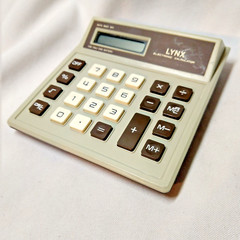 Vintage LYNX Electronic Calculator Made in Taiwan desk unit working