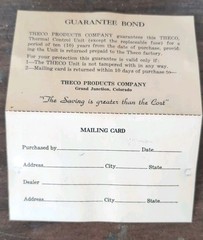 VTG Rare Theco Unit Thermal Control Unit For Television Tubes Grand Junction CO.
