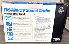 NOS Vintage GE 7-2945A Multiband Radio Mint In Box 1989 Kmart Provenance /Papers