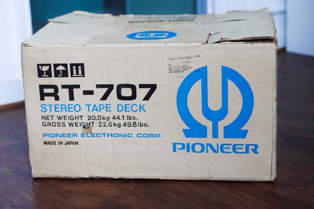 Pioneer RT 707 Mint in original box.