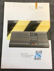 Allen & Heath GL2200 Mixing Console Product Brochure