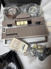 NEW (!) Vintage AIWA JAPAN TP-50R Portable Reel to Reel Tape Recorder