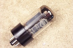 1, NEW, Mullard 5AR4 GZ34, fat base, dual getter, f31, Great Britain, 1958
