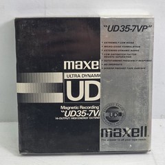 Maxell UD35-7VP 7″ Reel to Reel Recording Tape 1800ft Factory Sealed Vintage NOS