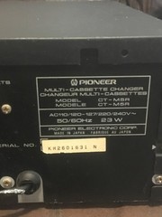 Vintage Pioneer CT-M5R – 6 Cassette Changer Vintage Electronic Tape Player