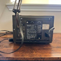 Vintage Panasonic Color Pilot TV 7″ CT-7711A Portable Retro Video Gaming CRT