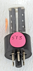 RCA 5Y3GT Black Plate Vacuum Tube TV-7 Tested Strong 58/52 Date Code 58-22