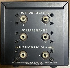 Vintage Sheraton Dynamo Dynokit Quadraphonic four channel adaptor