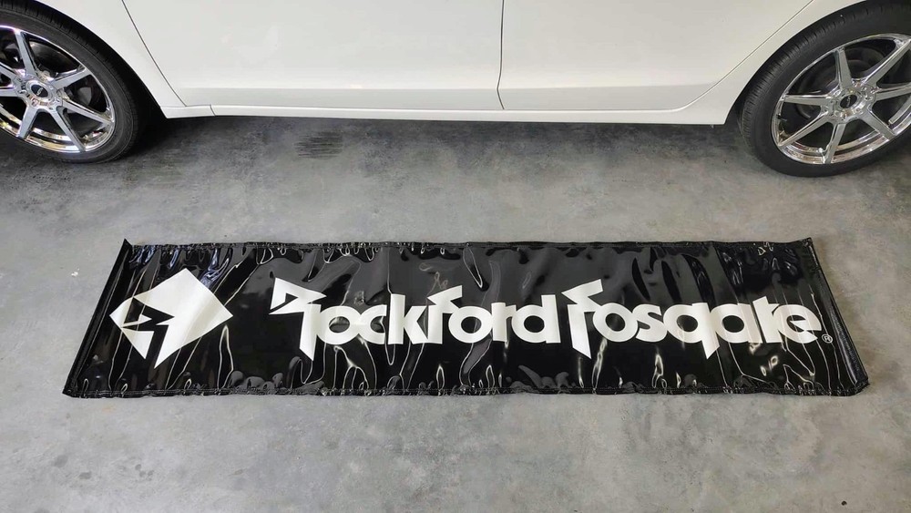 Vintage Rockford Fosgate Dealership Banner 2ft x8ft