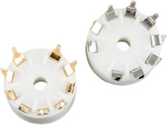 5Pcs Ceramic 9 Pin B9A PCB Mount Tube Socket for 12AX7 12AT7 12AU7 ECC83 ECC82 E