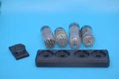Vacuum Tube Quad 9 Pin Stand & Straightener Set – Fit ECC83/6BQ5 Type Pinouts