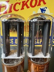 Match Pair 1962 RCA 5R4GYB Black Plate Rectifier Tubes 539C Test NOS 🌊