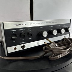 Realistic SA-101 Solid State Stereo Amplifier Vintage Radio Shack UNTESTED