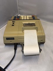 Vintage Casio DL-220 Printing Calculator 12-Digit Electronic With Paper Tested