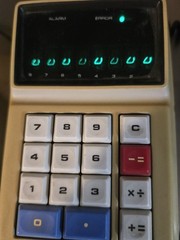 Vintage Sharp EL-8 Calculator Comes With EL-81 Power Supply Read Description