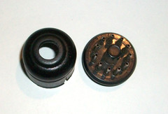 NOS 11 pin Amphenol Power Plug and Hood for Heathkit HP-23 Power Supply Cable