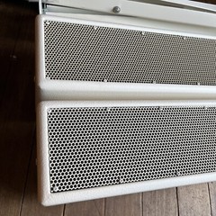 Pair Of Eastern Acoustic Works Commercial Speakers CLA37 Monitor 7×3” White VTG