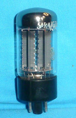 1-Mullard 5AR4 GZ34 Labeled for GE Vintage Electronic Full Waive Rectifier