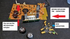 Power Amplifier SAE 2400L Repair KIT – all capacitors