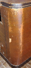 Orig 1941 PHILCO Model 41-240T WOOD CABINET wOrig GRILL CLOTH & Internal ANTENNA