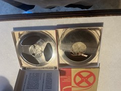 Scotch 111 Magnetic Tape & Gold Crest 600 Acetate Blank Reel-to-Reel Media