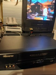 Memorex 4 Head VHS VCR MVR-4049 Works No Remote See Pics