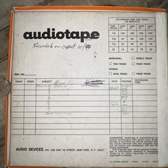 4 VTG Formula 15 Audiotape 1800′ Mylar Tape Reels & Scotch 203 -Prerecorded