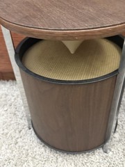 Vintage Pair Zenith Circle of Sound Speakers Mid Century Modern MCM Working