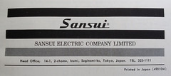 Sansui A-700 730 Service Manual Photocopy