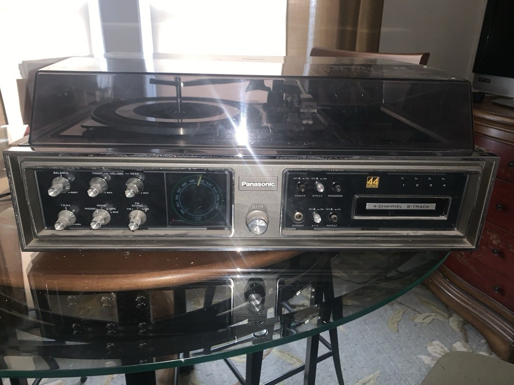 1973 Vintage Panasonic 8-Track Quadrophonic Quad SE-4340 Series 44 Tested/Works