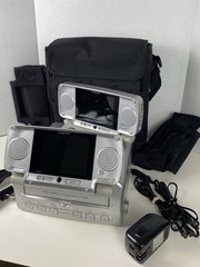 RARE Audiovox VBP3000 Video in a Bag Dual 5″ Screens + Extra Screen Bag Antenna