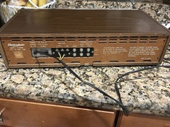 Vintage Morse Electrophonic 8-Track Am Fm Radio Stereo Receiver Wood Grain VIDEO